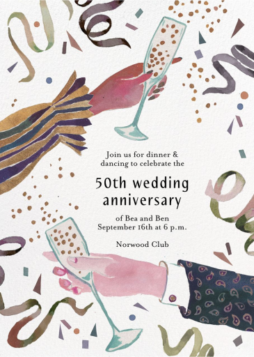 Midnight Cheers - Cocktail Party Invitation by Happy Menocal