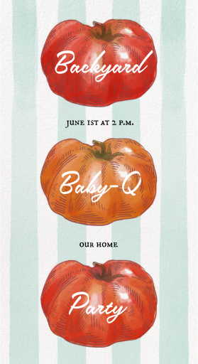Tomato Season - Baby Shower Invitation by Paperless Post