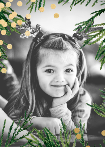 Confetti Branches (Photo) - Holiday Card by kate spade new york