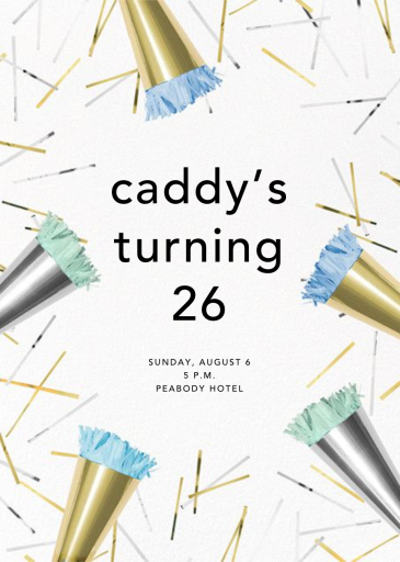 Chorus - Birthday Invitation by CONFETTISYSTEM