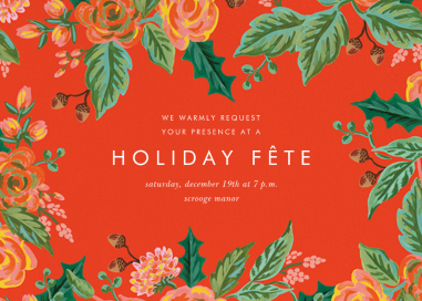 Jardin Noel Border (Invite) - Invitation by Rifle Paper Co.