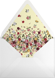 Tossed Roses - Oscar de la Renta Envelope