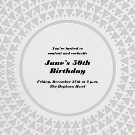 Radial Triangles by Paperless Post