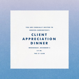 Gradient Border by Paperless Post