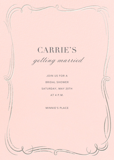Plume Tall - Bridal Shower Invitation by Paperless Post