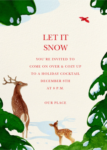 Winter Friends - Invitation by Felix Doolittle