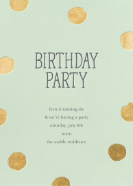 Big Dot Birthday (Tall) - Birthday Invitation by Sugar Paper