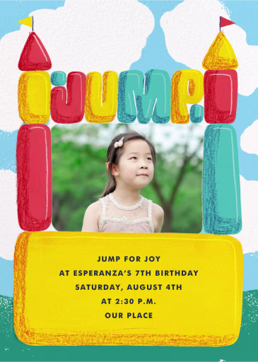 Bounce House (Photo) - Birthday Invitation by Paperless Post