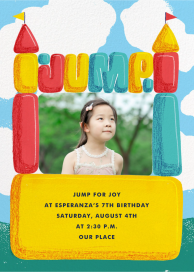 Bounce House (Photo) by Paperless Post