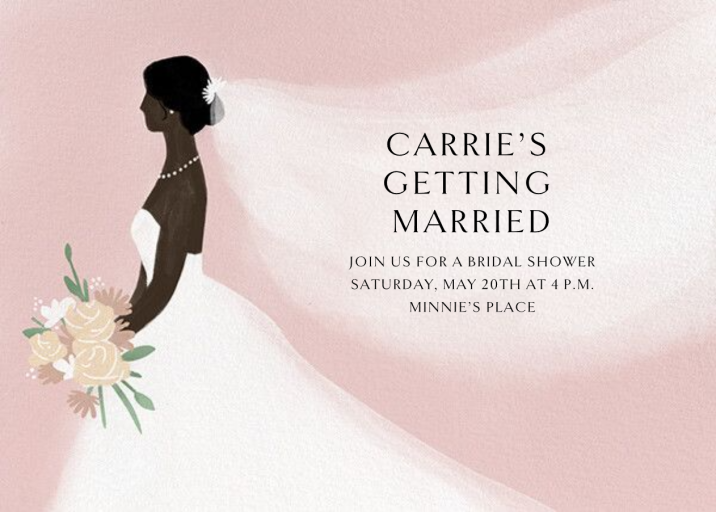 Epic Veil - Bridal Shower Invitation by Paperless Post