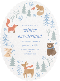 Winter Critters - Birthday Invitation by Paperless Post