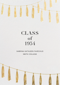 Tasseled II - Graduation Announcement by Paperless Post