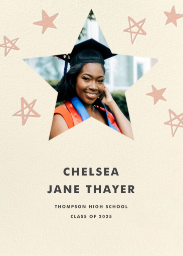 Reach for the Stars Photo - Graduation Announcement by Hello!Lucky