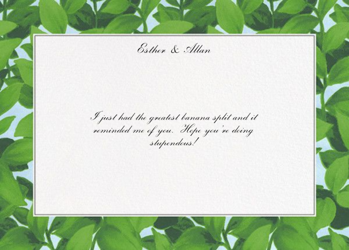 Hedge (Stationery) by Oscar de la Renta