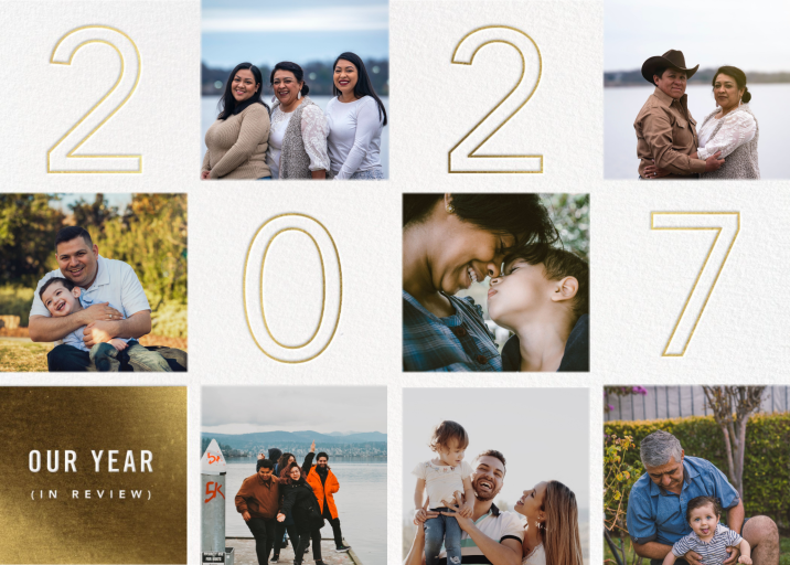 Photo 2017 Year In Review Card