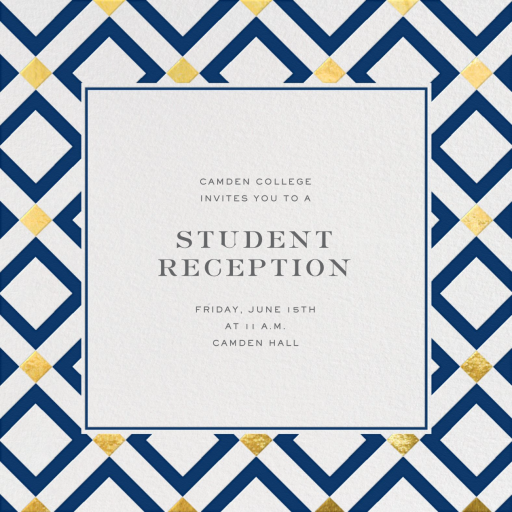 Gold Diamond Tile by Jonathan Adler