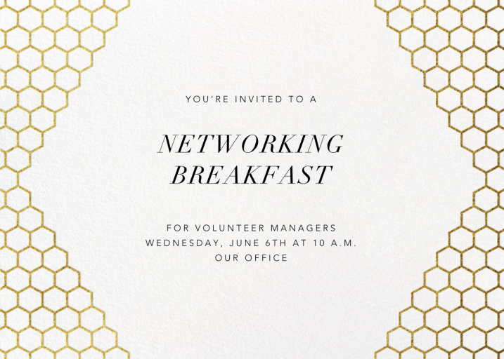 Honeycomb Party - Business Event Invitation by Paperless Post