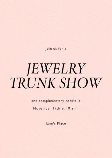 Meringue - Shopping Event Invitation by Paperless Post