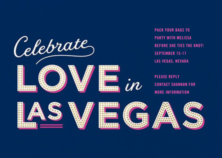 Vegas Baby - Invitation by Cheree Berry Paper & Design