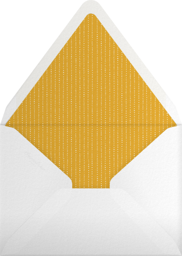Golden String Lanterns - Paperless Post Envelope