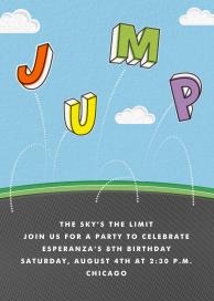 Airborne - Birthday Invitation by Paperless Post