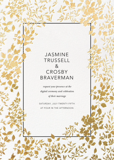 Richmond Park (Invitation) - Wedding Invitation by Oscar de la Renta