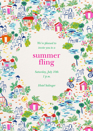 Coastal Vacation - Summer Party Invitation by kate spade new york