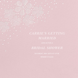 Blossoms on Tulle I Save The Date by Oscar de la Renta