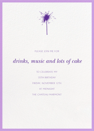 Contorno - Birthday Invitation by Paperless Post