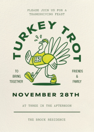 Turkey Trot by Paperless Post