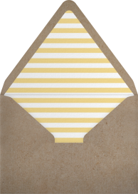 Garden Flowers Invitations - The Indigo Bunting Envelope