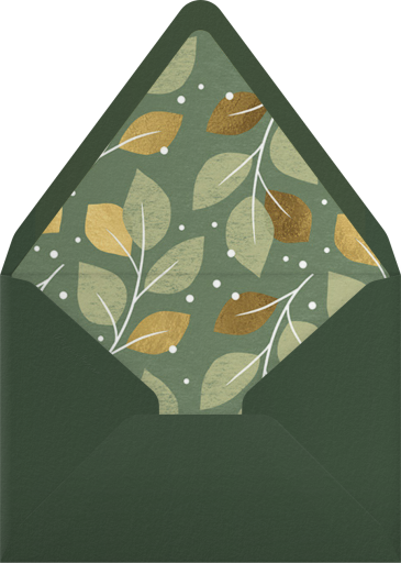 Gathered Leaves - Paperless Post Envelope
