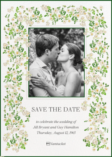 Floral Arch Photo - Invitation by  Monique Lhuillier