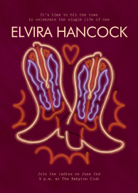 Space Cowgirl - Bachelorette Party Invitation by Paperless Post