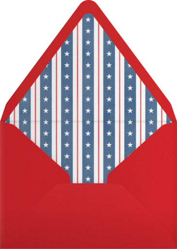 Red White and BBQ - Paperless Post Envelope
