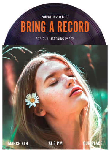 BYO Record - Karaoke and Music Invitation by Paperless Post