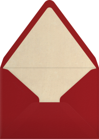 Vintage Santa Holiday Invitation Envelope