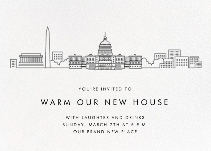 City Skyline View - Housewarming Invitation by Paperless Post