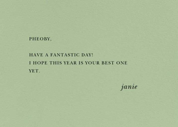 Thoroughbred Birthday - Birthday Card by Paperless Post - Back