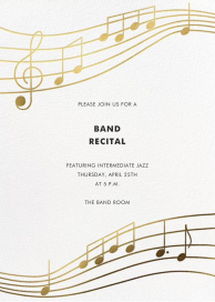Glissando - School Event Invitation by Paperless Post