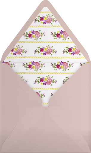 Rose Garland - Paperless Post Envelope