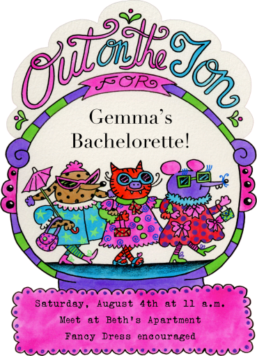 Out on the Ton - Invitation by Gentle Thrills