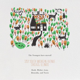 Red Riding Hood's New Home - Moving Announcement by Mr. Boddington's Studio