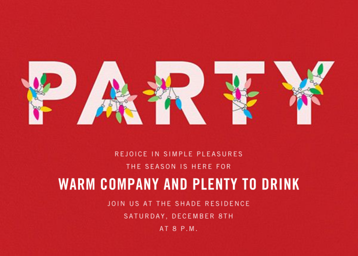 Tangled Up in Yule - Holiday Party Invitation by Paperless Post