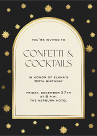 Gilded Night - Birthday Invitation by Jungalow