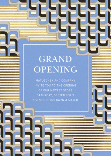 Poseidon - Launch Party Invitation by Jonathan Adler