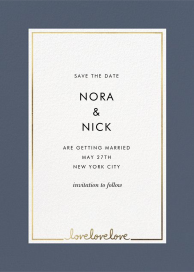 Thirds a Charm - Save the Date by kate spade new york