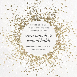 Frosted - Engagement Party Invitation by Kelly Wearstler