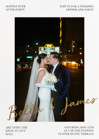 Captured Romance - Elopement Party Invitation by Paperless Post