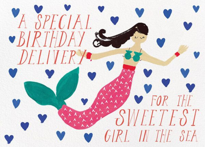 Mermaid's Birthday - Birthday Card by Mr. Boddington's Studio